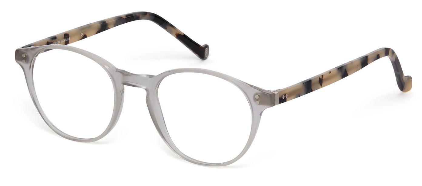 Das Bild zeigt die Korrektionsbrille 218 950 von Hackett in beige, gemustert.